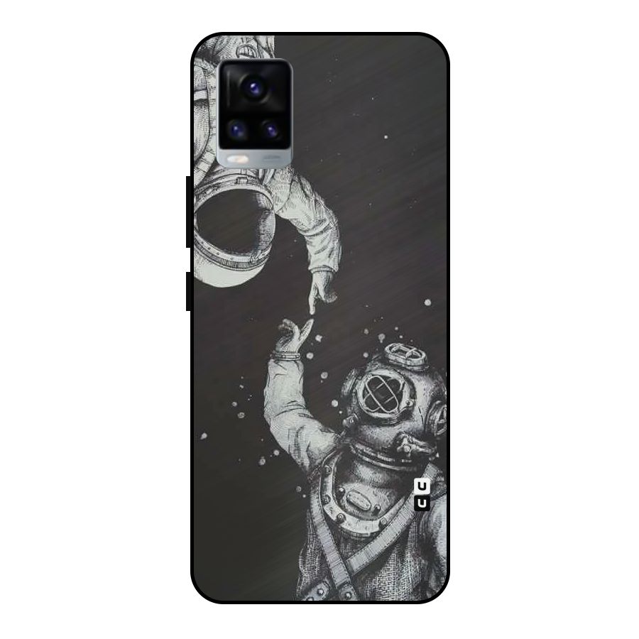 Space Meeting Metal Back Case for Vivo V20 2021