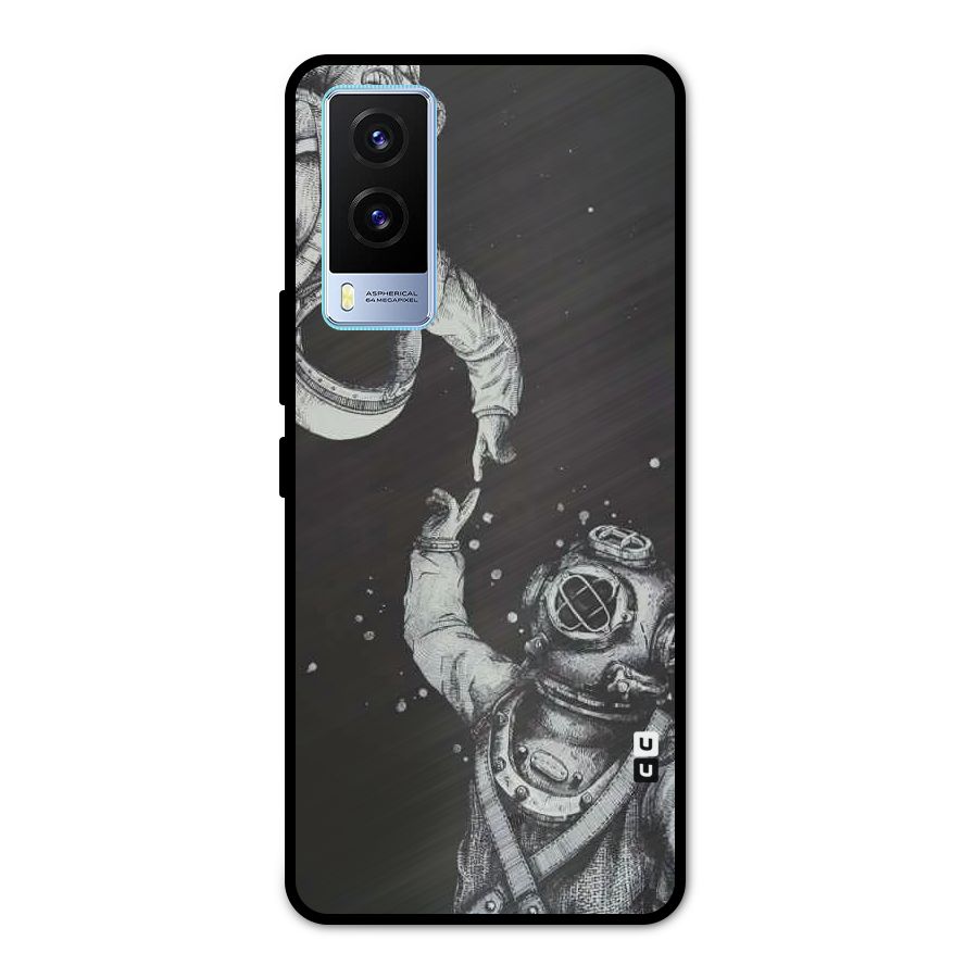 Space Meeting Metal Back Case for Vivo V21e 5G
