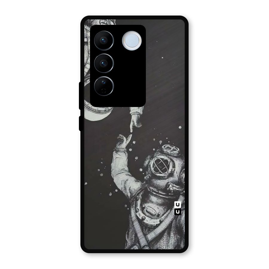 Space Meeting Metal Back Case for Vivo V27