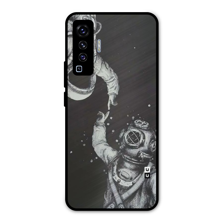 Space Meeting Metal Back Case for Vivo X50