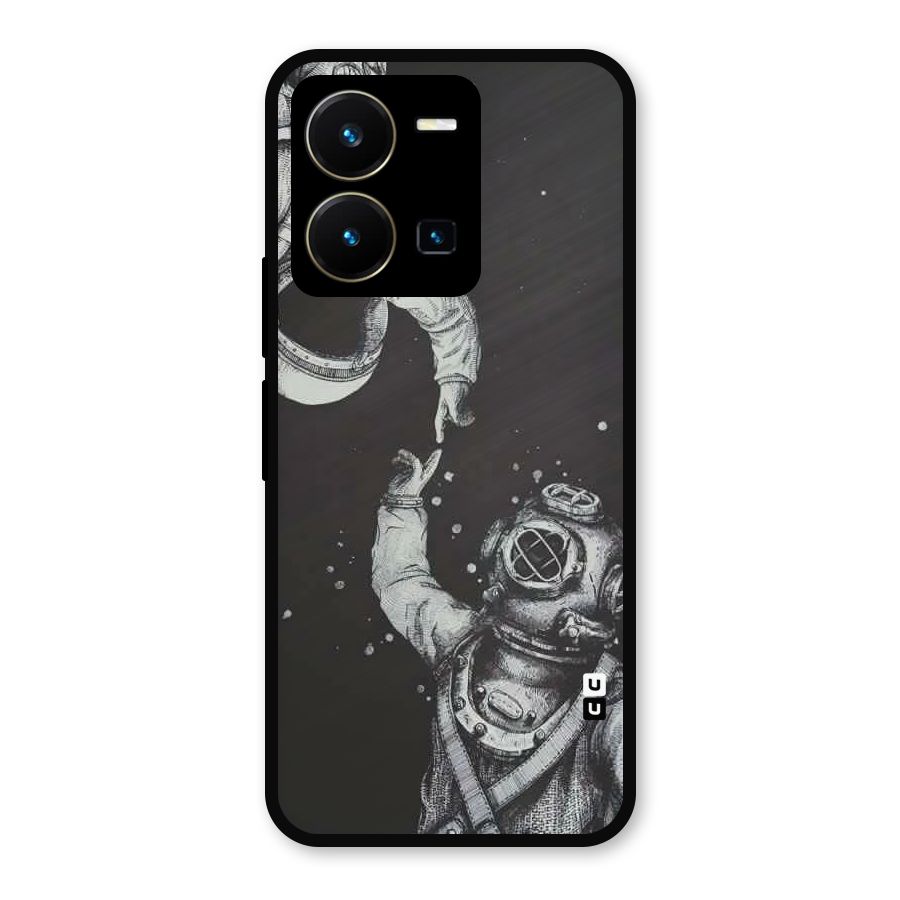 Space Meeting Metal Back Case for Vivo Y35