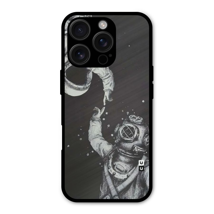 Space Meeting Metal Back Case for iPhone 16 Pro