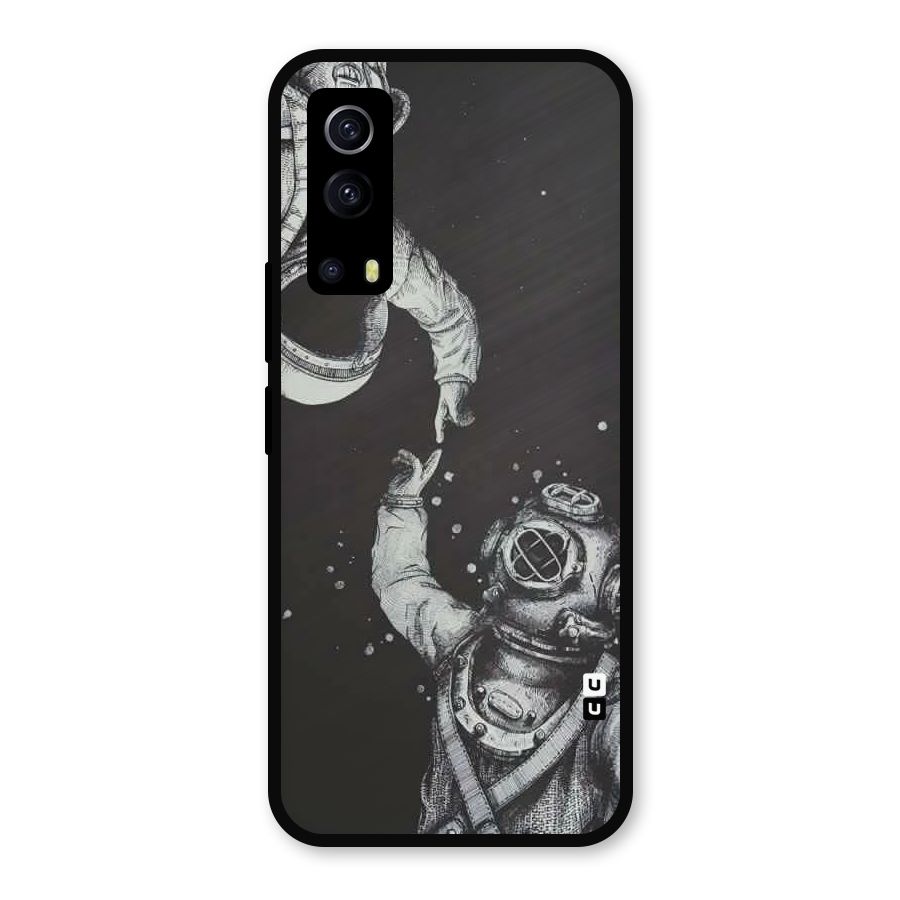 Space Meeting Metal Back Case for iQOO Z3