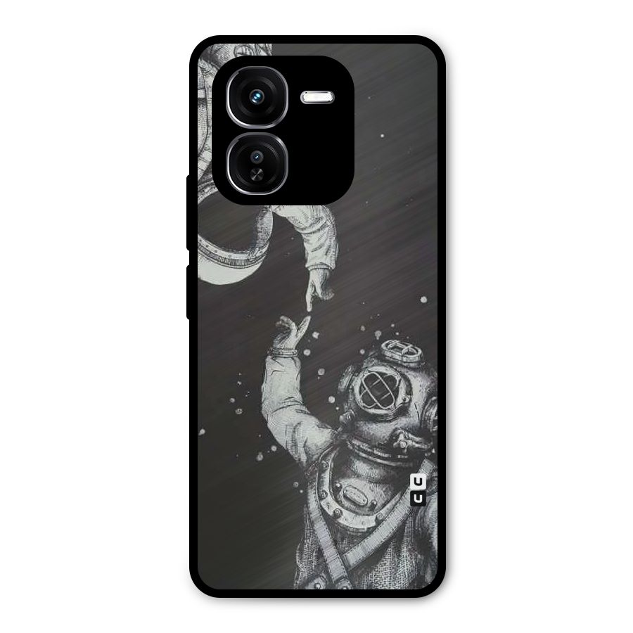 Space Meeting Metal Back Case for iQOO Z9x