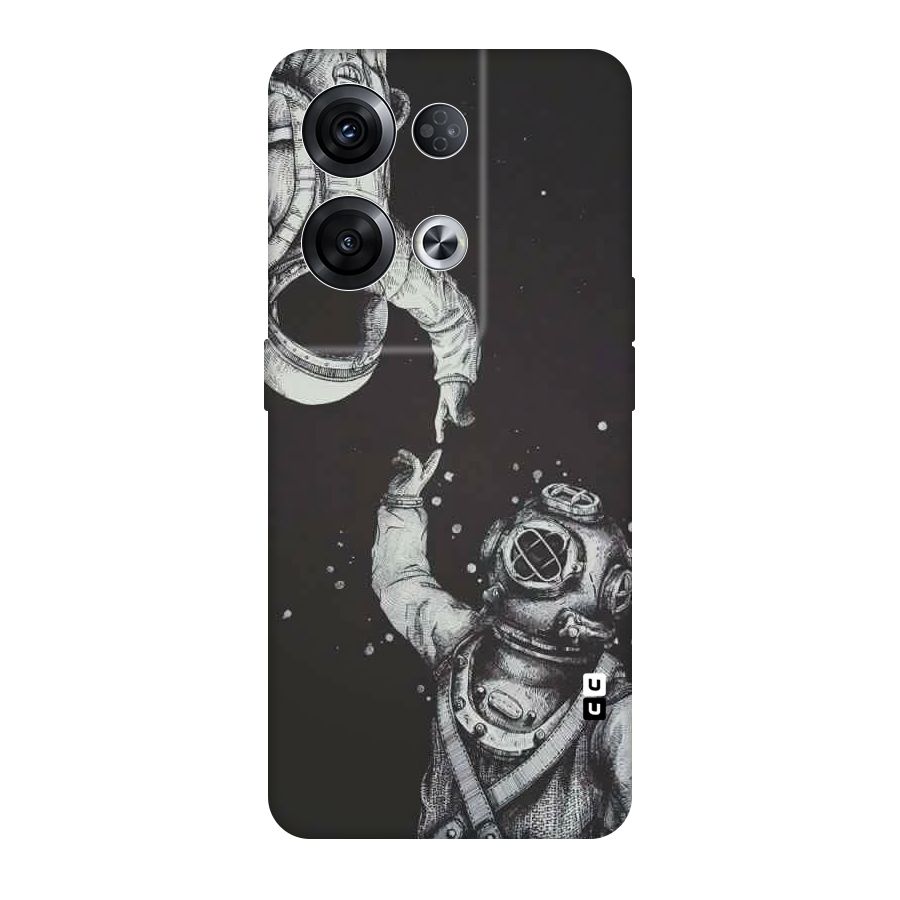 Space Meeting Original Polycarbonate Back Case for Oppo Reno8 Pro 5G