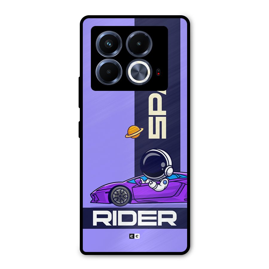 Space RIder Metal Back Case for Infinix Note 40 5G