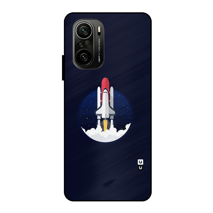Space Rocket Minimal Metal Back Case for Mi 11x