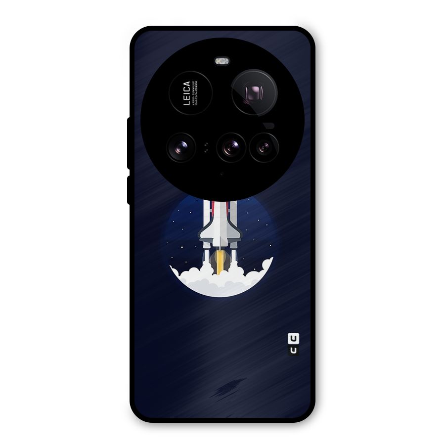 Space Rocket Minimal Metal Back Case for Xiaomi 15 Ultra