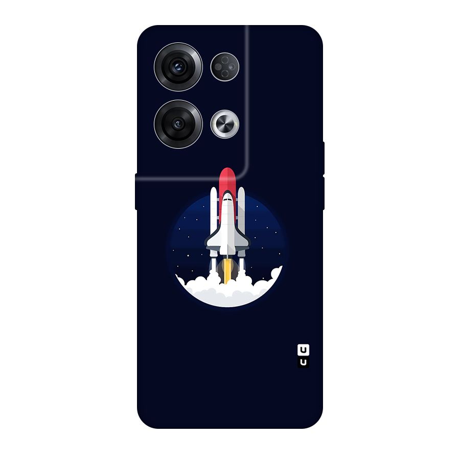 Space Rocket Minimal Original Polycarbonate Back Case for Oppo Reno8 Pro 5G