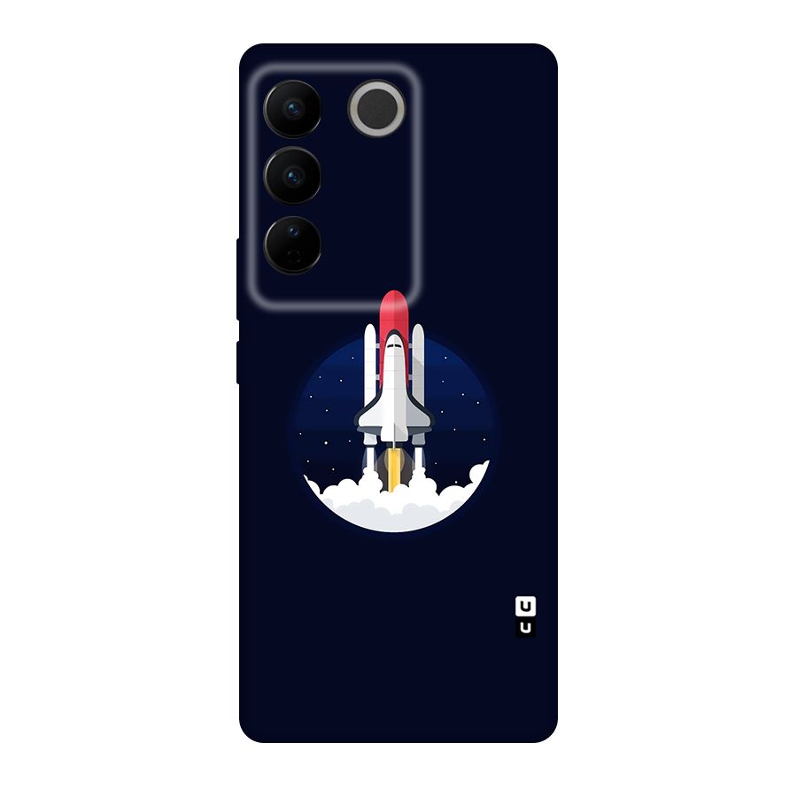 Space Rocket Minimal Original Polycarbonate Back Case for Vivo V27
