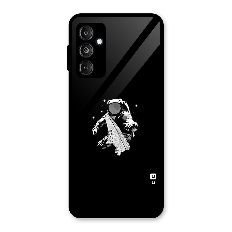 Space Shoe Glass Back Case for Galaxy M14 5G