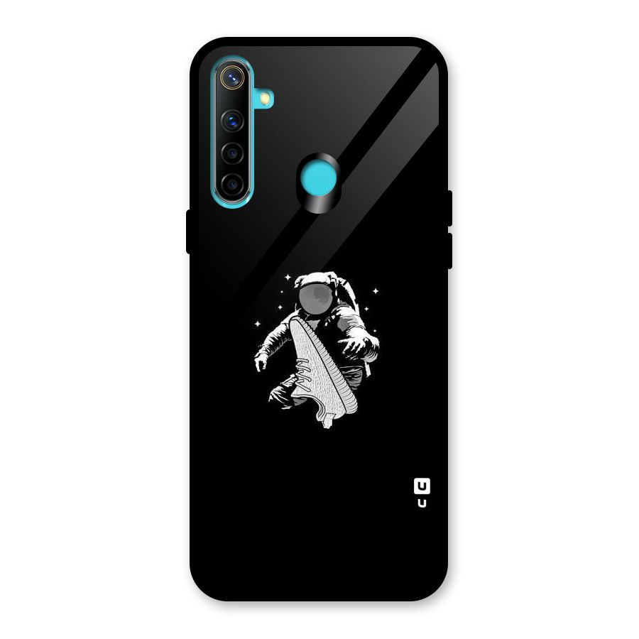 Space Shoe Glass Back Case for Realme 5i