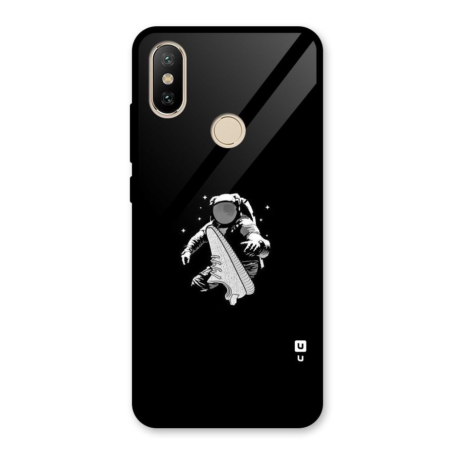 Space Shoe Glass Back Case for Redmi A2