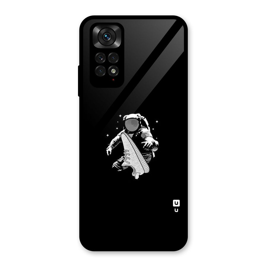 Space Shoe Glass Back Case for Redmi Note 11S