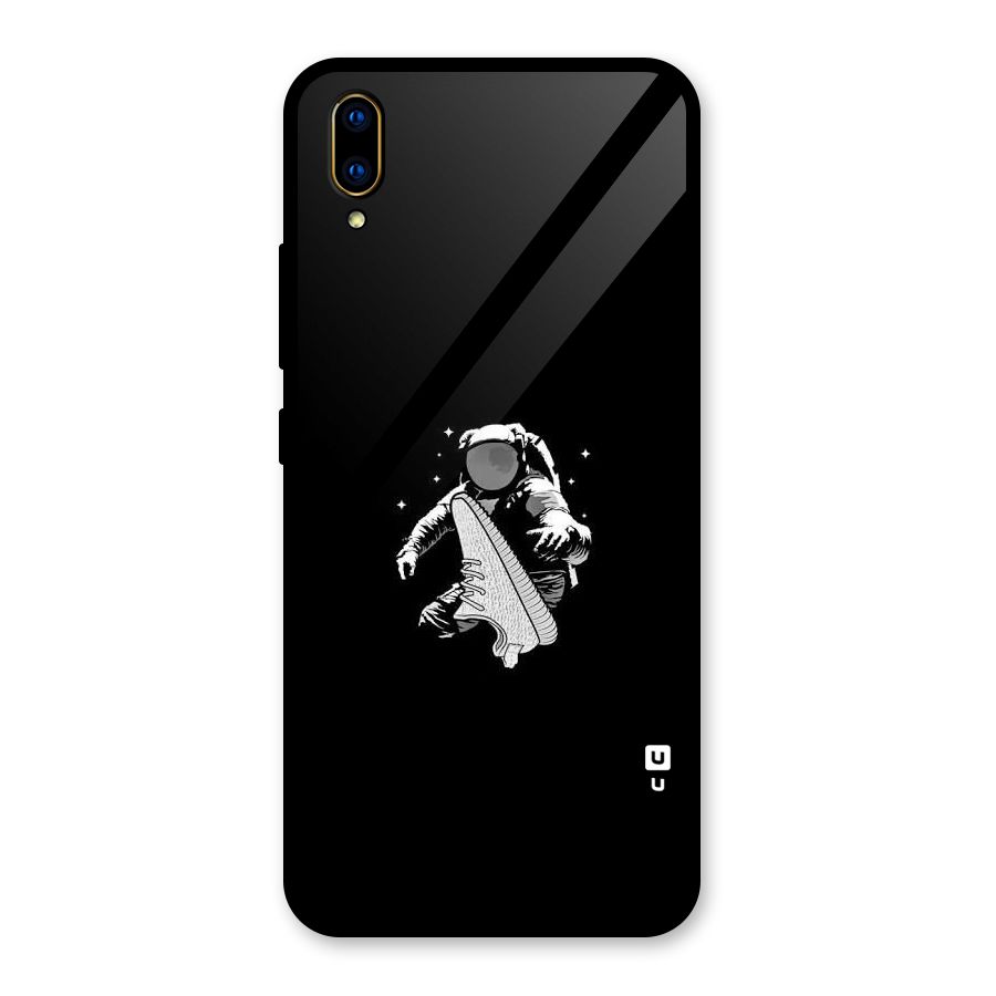 Space Shoe Glass Back Case for Vivo V11 Pro