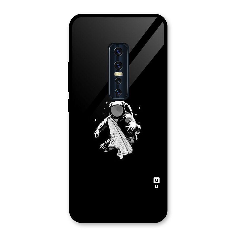 Space Shoe Glass Back Case for Vivo V17 Pro