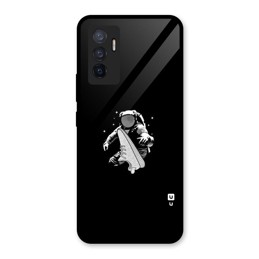 Space Shoe Glass Back Case for Vivo V23e