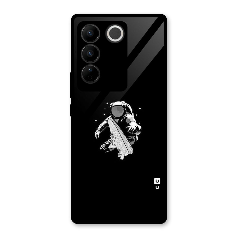 Space Shoe Glass Back Case for Vivo V27