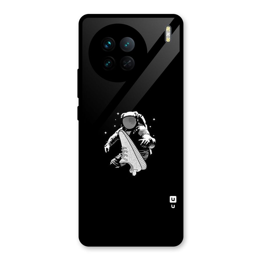 Space Shoe Glass Back Case for Vivo X90