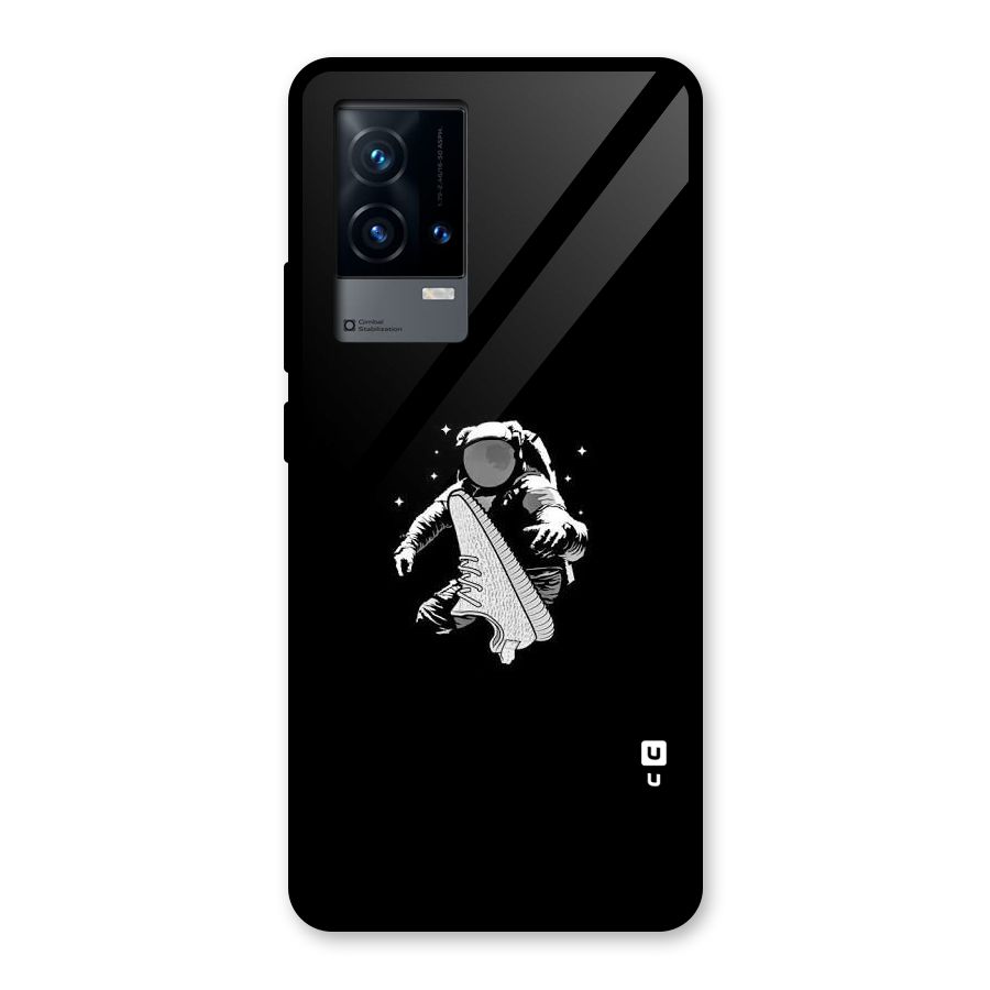 Space Shoe Glass Back Case for iQOO 9 5G