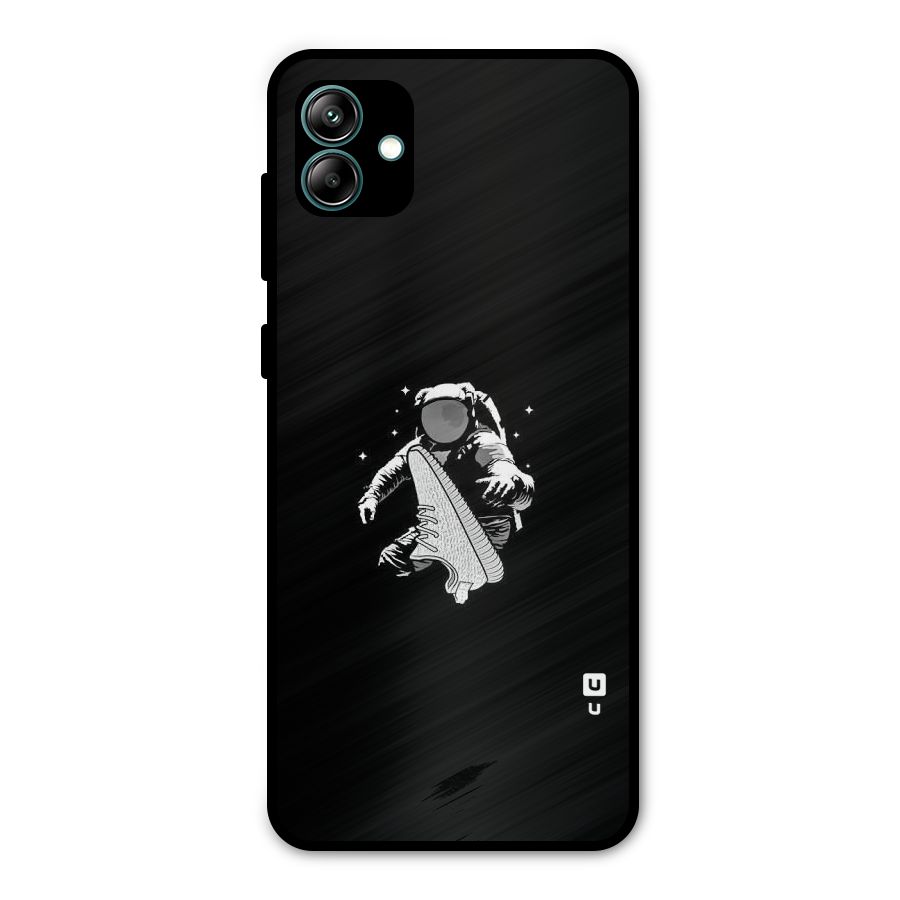 Space Shoe Metal Back Case for Galaxy A04