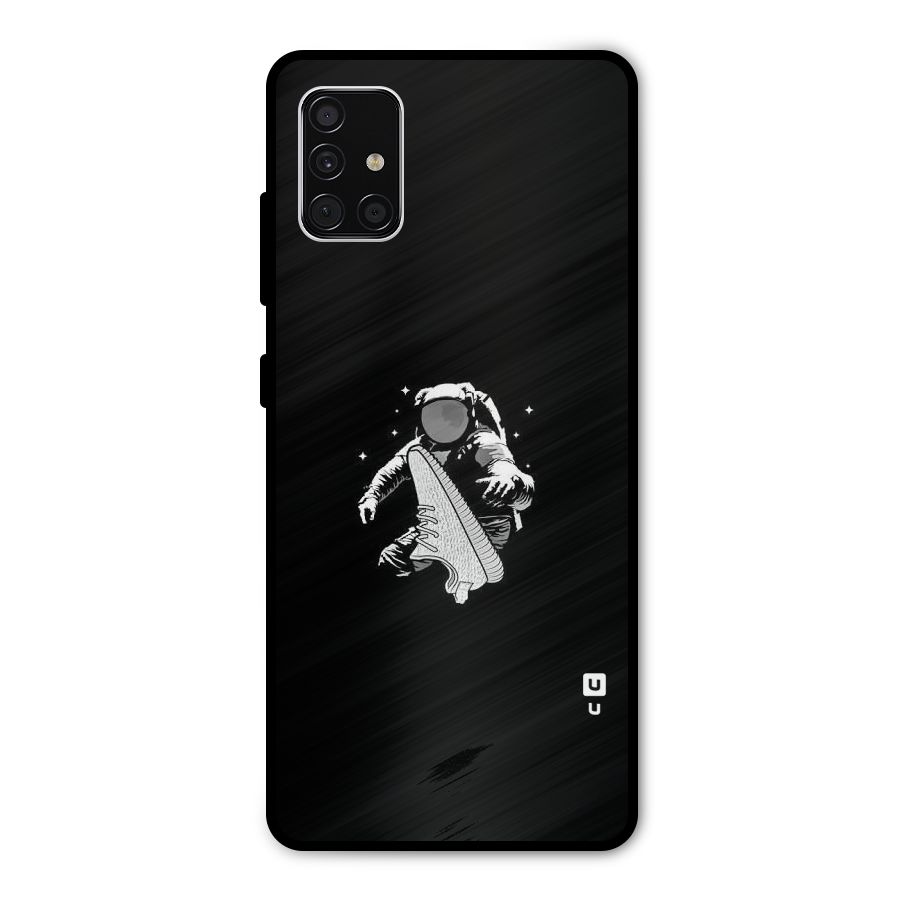 Space Shoe Metal Back Case for Galaxy A51