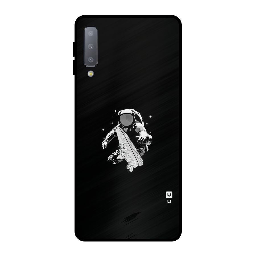 Space Shoe Metal Back Case for Galaxy A7 (2018)