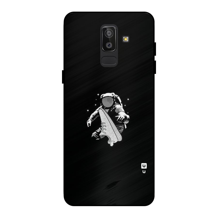 Space Shoe Metal Back Case for Galaxy J8