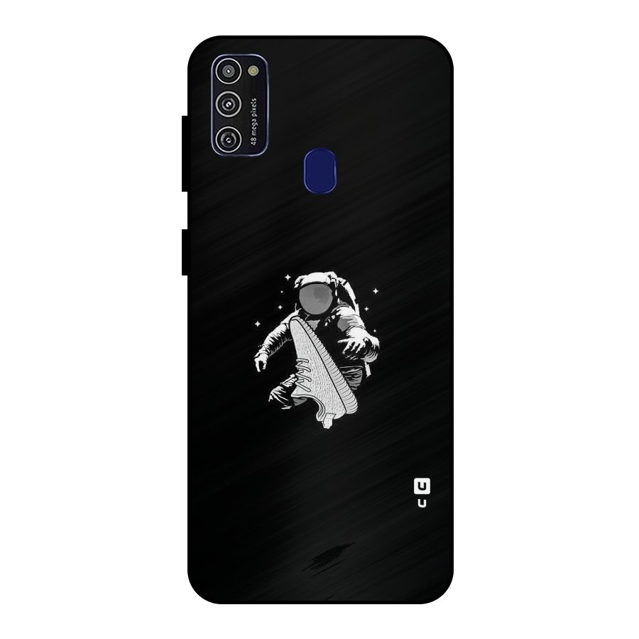 Space Shoe Metal Back Case for Galaxy M21