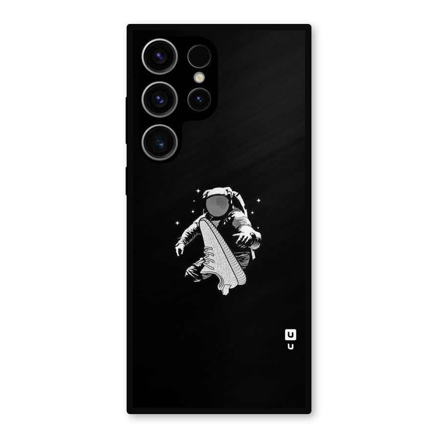 Space Shoe Metal Back Case for Galaxy S23 Ultra