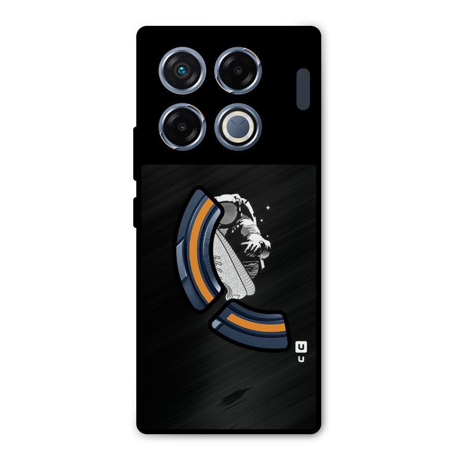 Space Shoe Metal Back Case for Infinix GT 20 Pro