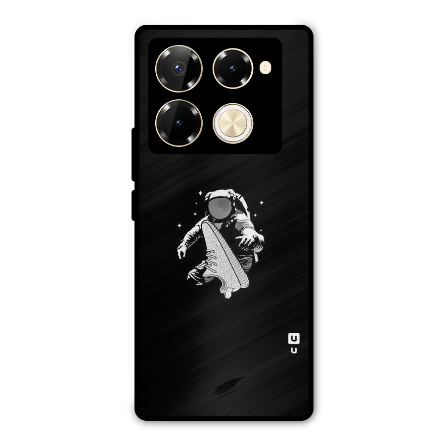 Space Shoe Metal Back Case for Infinix Note 40 Pro Plus