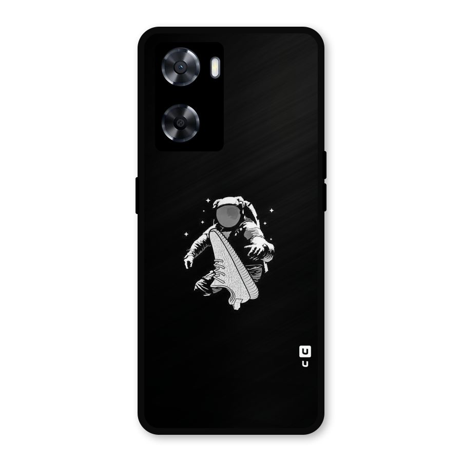 Space Shoe Metal Back Case for Oppo A57 2022