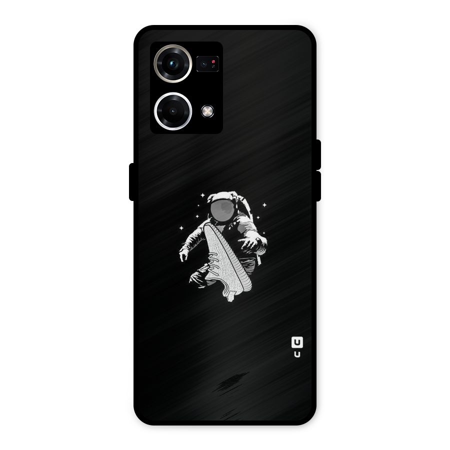 Space Shoe Metal Back Case for Oppo F21s Pro 4G