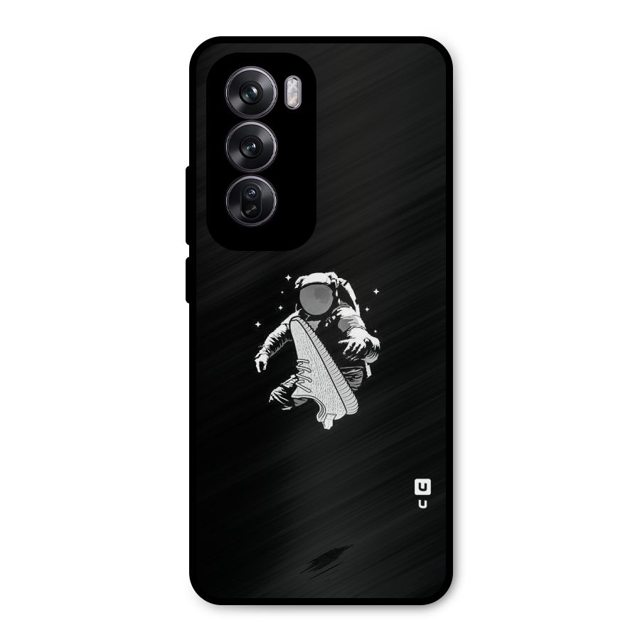 Space Shoe Metal Back Case for Oppo Reno12 Pro