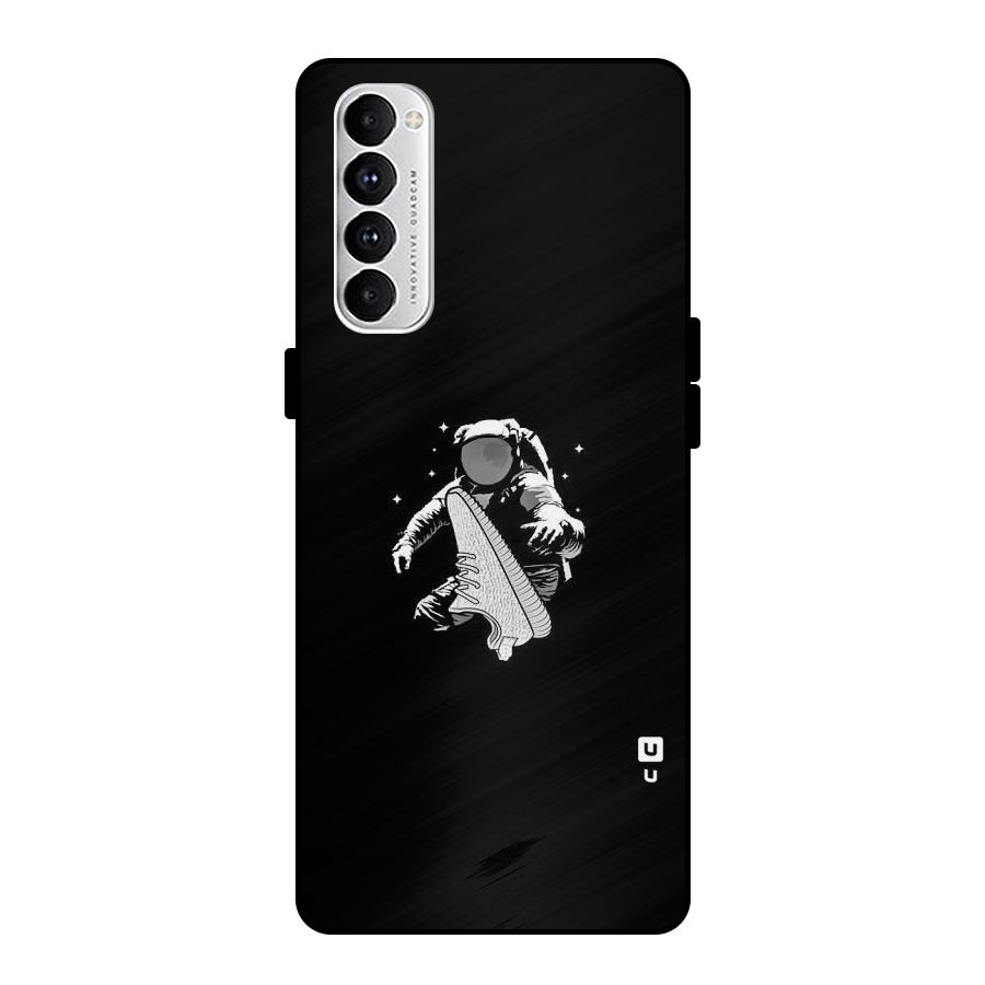 Space Shoe Metal Back Case for Oppo Reno4 Pro