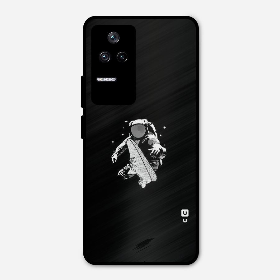 Space Shoe Metal Back Case for Poco F4 5G
