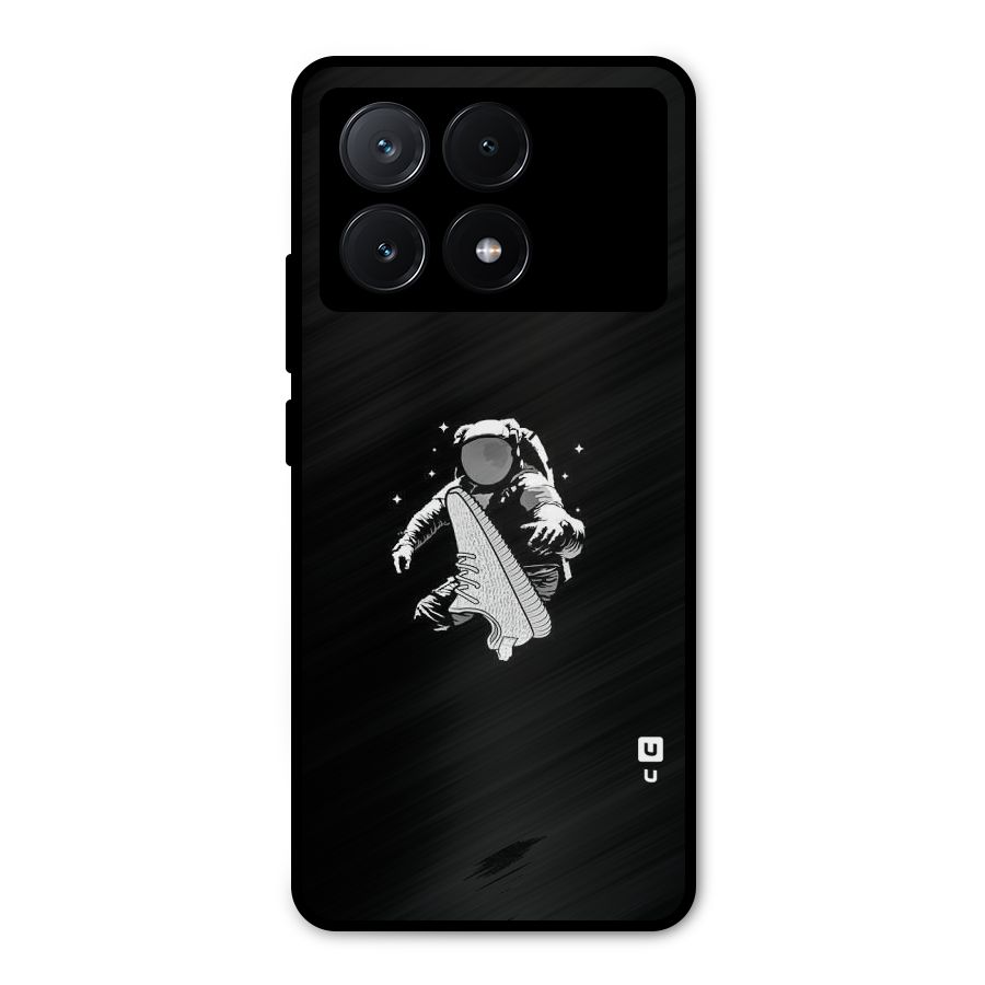 Space Shoe Metal Back Case for Poco X6 Pro