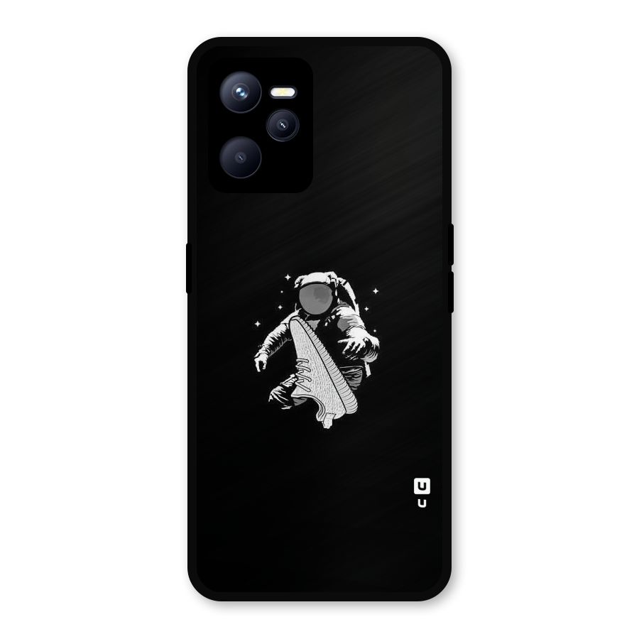 Space Shoe Metal Back Case for Realme C35