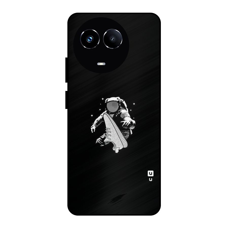 Space Shoe Metal Back Case for Realme Narzo 60X