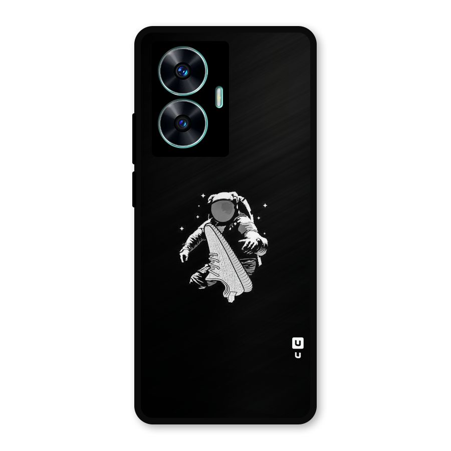 Space Shoe Metal Back Case for Realme Narzo N55