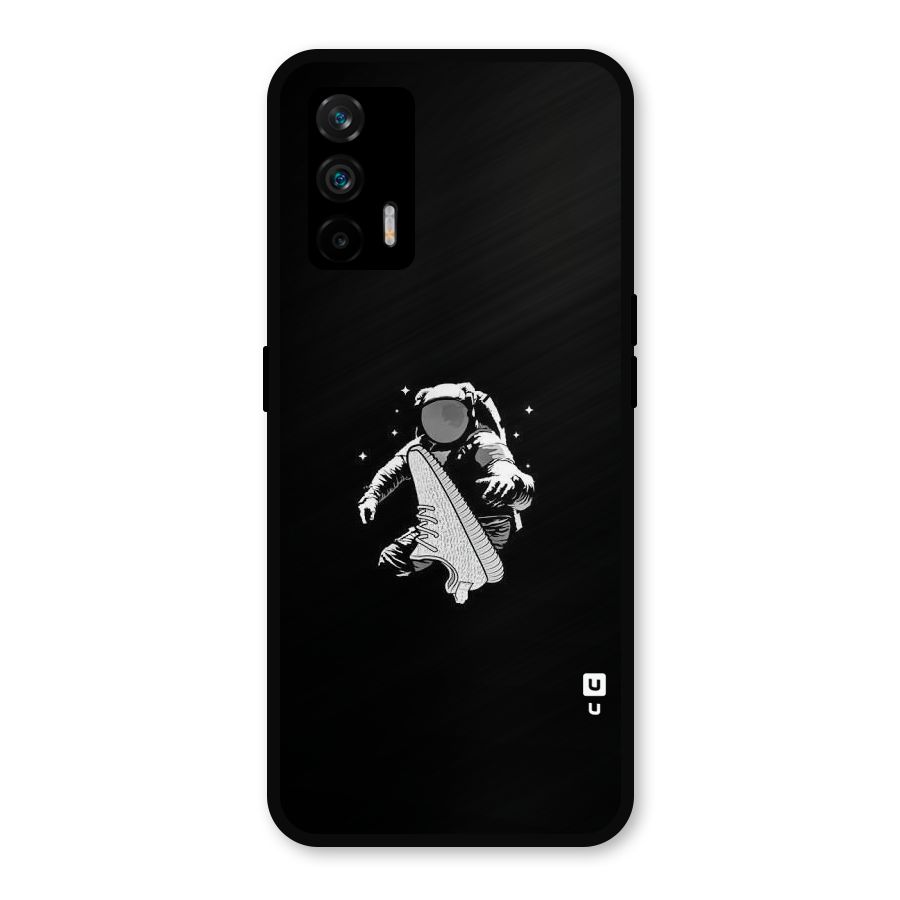 Space Shoe Metal Back Case for Realme X7 Max