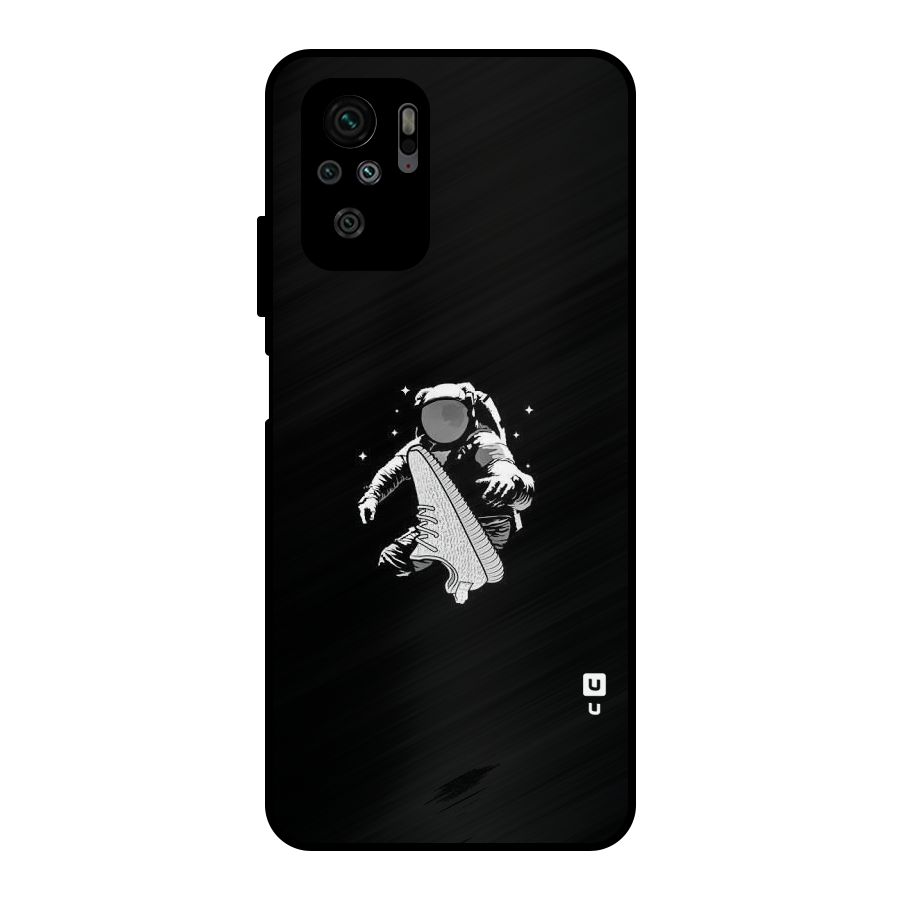 Space Shoe Metal Back Case for Redmi Note 10S