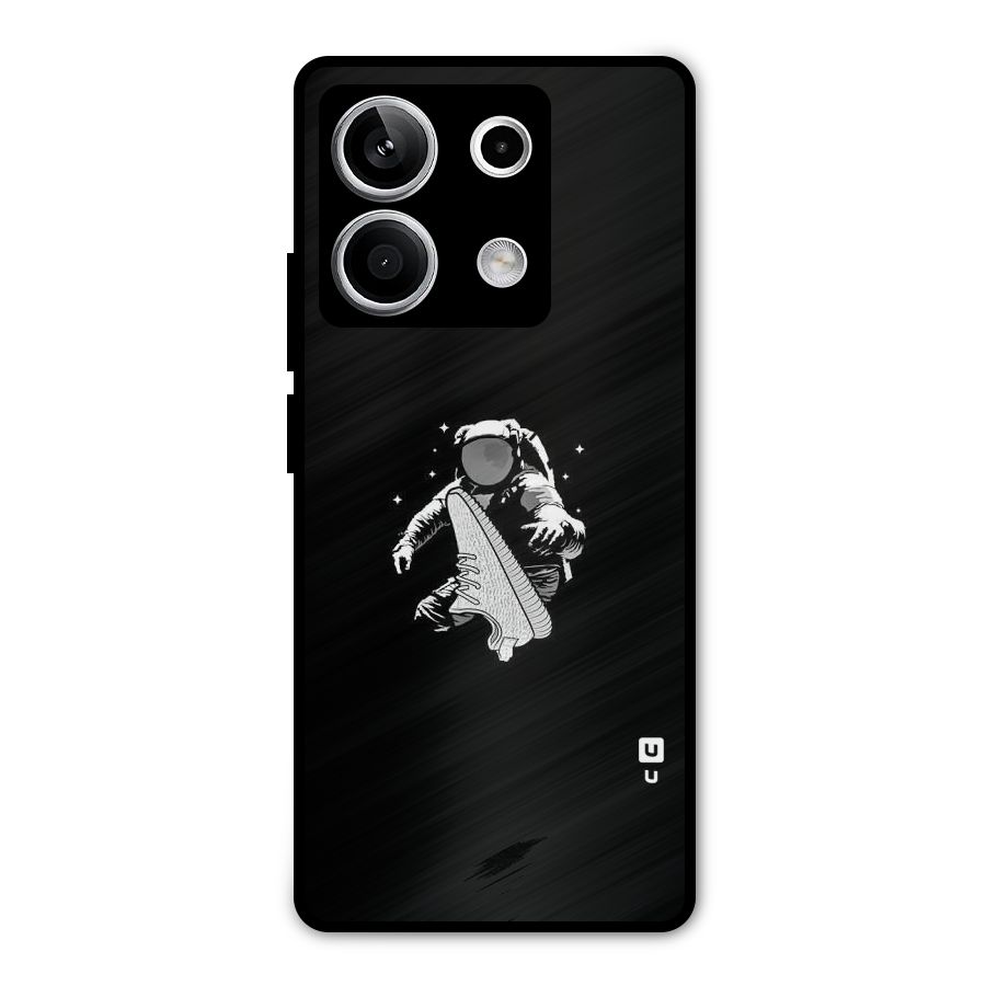 Space Shoe Metal Back Case for Redmi Note 13 5G