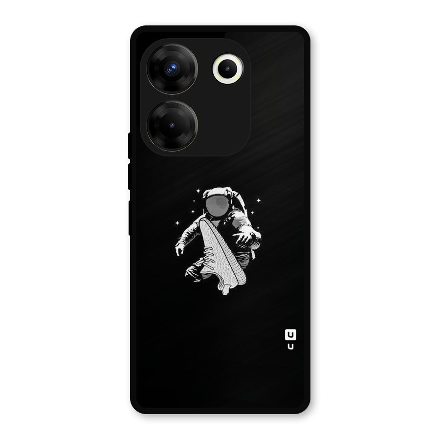 Space Shoe Metal Back Case for Tecno Camon 20 Pro