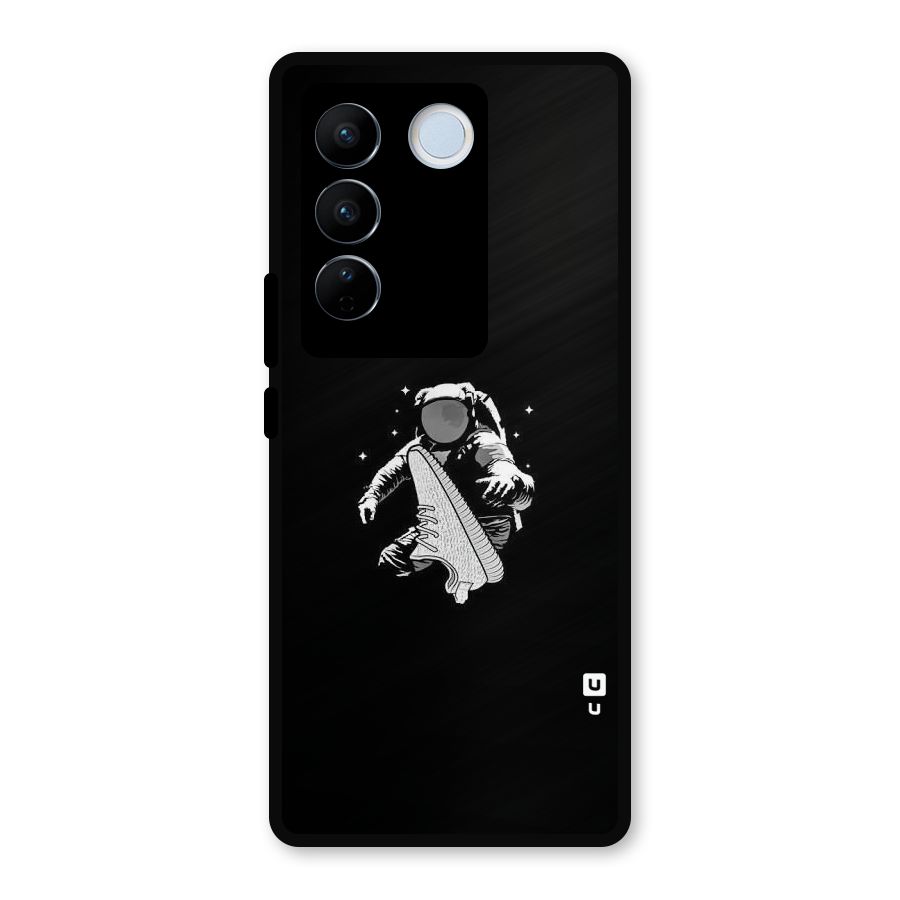 Space Shoe Metal Back Case for Vivo V27 Pro