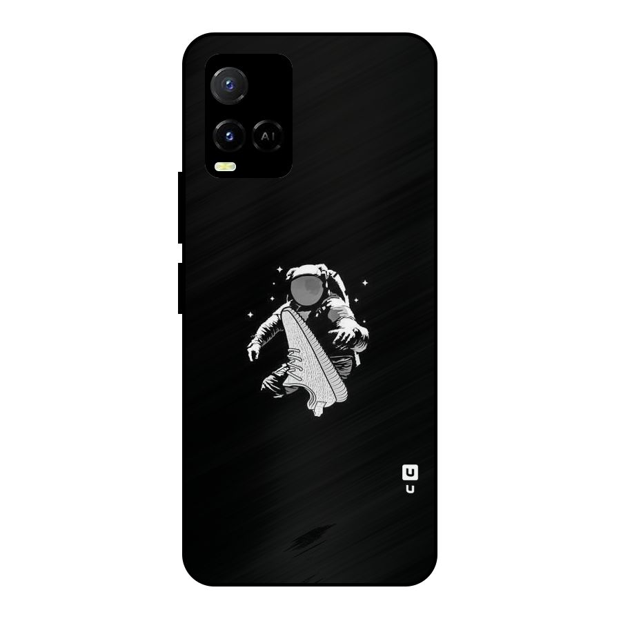 Space Shoe Metal Back Case for Vivo Y21T