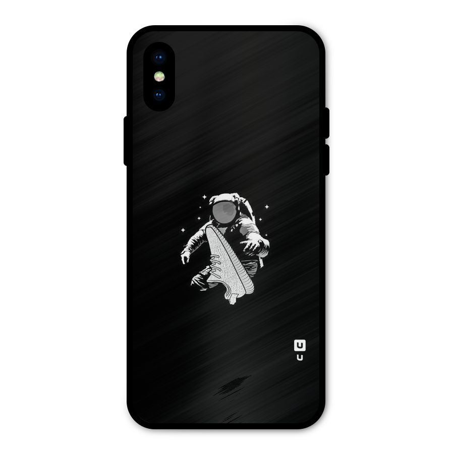 Space Shoe Metal Back Case for iPhone XS