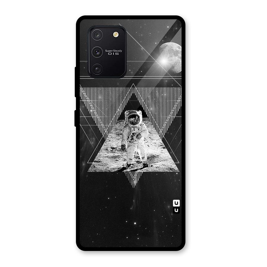 Space Triangle Abstract Glass Back Case for Galaxy S10 Lite