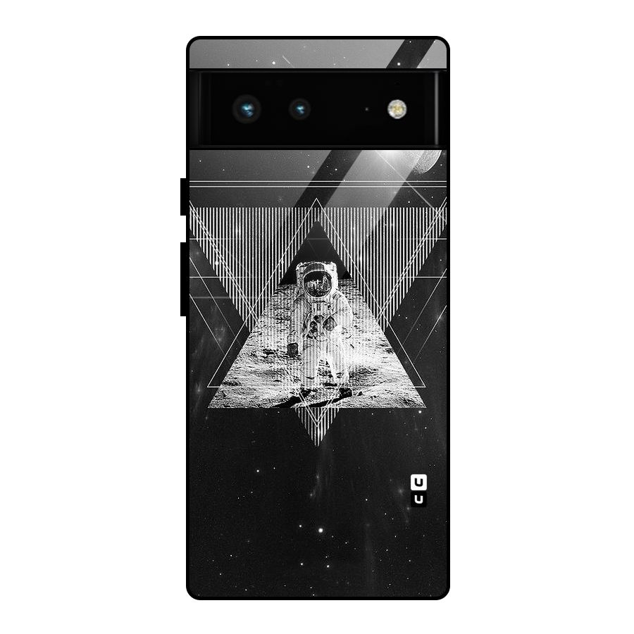 Space Triangle Abstract Glass Back Case for Google Pixel 6